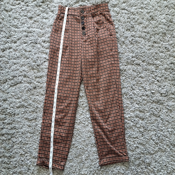 Ardene | Brown houndstooth stretchy pant - Picture 9 of 10